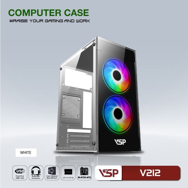Case Thùng Máy VSP V212 White